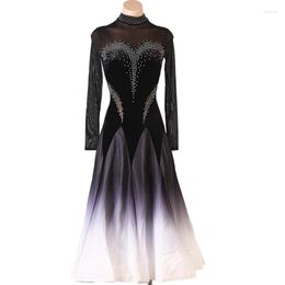 Stage Wear 2023 Woman Ballroom Waltz Modern Dance Dress Competition Standard Dancing Clothes MQ343