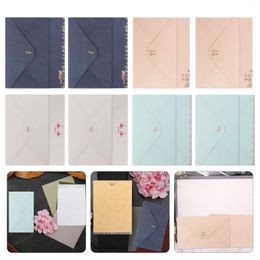 Gift Wrap 54 Pcs Envelope Note Paper Sets Purse Container Letter Writing Envelopes Wedding Wrapping