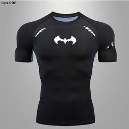 Men's T-Shirts Men's T-shirt Running Sport T Shirt Men Compression Fitness Top Tee Quick Dry Tight Training Gym Sport Running Shirts Men Jersey 230607