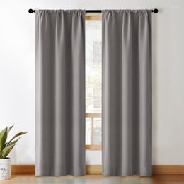 Curtain Modern 85% Solid Curtains For Living Room Bedroom Blackout Window Treatment Finished Drapes The Blinds