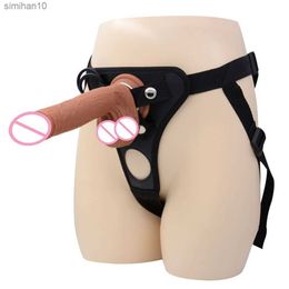 Men's Strap-on Realistic Penis Dildo Pants Anal Sex Toys for Women Men Women Gay Dildos Strapon Harness Belt Adult Games Lesbian L230518