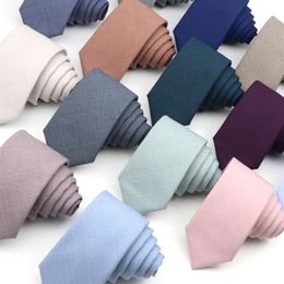 Neck Ties Fashion Neckties Classic Mens Slik Polyester Solid Color Tie For Business Party Wedding Suit Shirt Skinny Accessory 230605