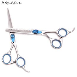 Tools 6" AQIABI Barber Scissors 440C Professional Hairdressing Scissors Hair Cutting Shears Thinning Scissors Hairdresser Salon A1016N