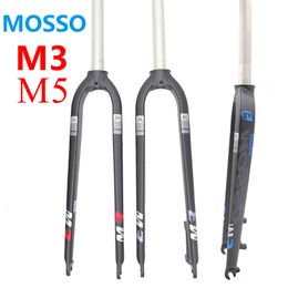 Bike Forks Mosso Fork M3M5L MTB Bike Fork Suitable for 26 27.5 29er Road Bicycle Fork Disc Brake Front Forks M5 M6 Mountain Bike fork 230606