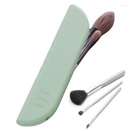 Storage Bags Makeup Brush Travel Case Cosmetic Brushes Silicone Bag Compact Cosmetics Tool Organizer With Magnet Closure For Outdoor