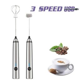 Frothers Multifunction Kitchen Mini Electric Handle Egg Beater Tool Rotatable Whisk Shake Frother Mixer Foamer Cooking Home Baking Gadget