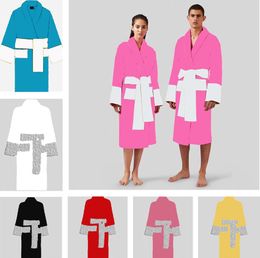 Couples Home Bath Robe Winter Cashmere Robe For Both Men And Women Cashmere Thickened Long Warm Cotton Bathrobe Winter