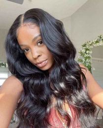 360 Lace Wig 22Inch Body Wave Lace Front Wig 13x4 Human Hair Wigs For Women Brazilian Hair Pre Plucked 360 Lace Frontal Wig