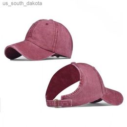 Sun hat Girls Ponytail baseball cap Vintage Female Cotton Sports hat Outdoor Fishing Hunting Snapback hats Trucker L230523