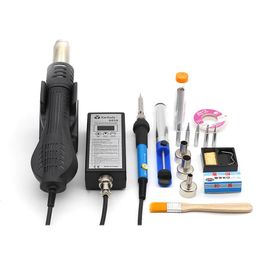 Warmtepistool Hot Air Gun 8858 BGA Rework Solder Station Heat Air Gun With 220V 60W Electric Soldering Irons SMD SMT Welding Repair Tools