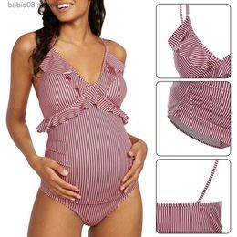 Maternity Swimwears Modern Blend Fabric Hard-wearing Casual One Piece Pregnancy Beachwear for Outdoor Pregnancy Beachwear Maternity Swimsuit T230607