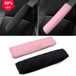 Car Seat Belt Cover Interior Seatbelt Cushion Hairy Shoulder Pad Comfortable For Adults Youth Kids Proterctor Accesorios Coche