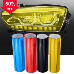 New 30X60Cm Motorcycle Styling for All Moto Fashion Headlight Taillight Fog Light Vinyl Smoke Film Sheet Sticker Cover Colors