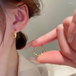 Hoop Earrings Lovelink Retro Geometric Circle For Women Simple Design Gold Colour Round Girl Party Accessories