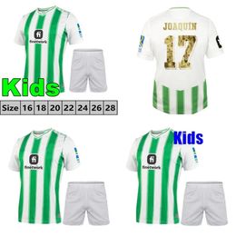 23 24 real Betis soccer Jerseys FEKIR kids kit HOME Manga Corta JOAQUIN B.Iglesias camiseta de futbol Juanmi ESTADIO LA CARTUJA 2024 special-edition SHIRTS