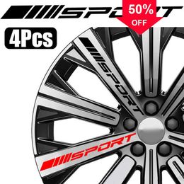 Car Car Wheel Hub SPORT Stickers Waterproof Car Tyre Styling Decal Decoration Fashion Automobile Tyre Sticker Accessories