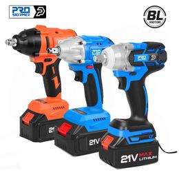 Sleutels 21V Brushless Wrench Electric Impact Wrench 320NM/350NM/600NM Socket Hand Drill Installation Power Tools By PROSTORMER