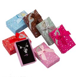 Jewelry Boxes Multi colors Jewelry Box 5*8 cm Jewelry Sets Display Paper Box Necklace/Earrings/Ring Box Packaging Gift Box 32pcs/lot Wholesale 230606
