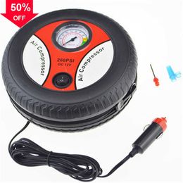 New Car Mini Air Pump Car Tire Air Pump 12V Portable Ideal for Inflating Tires Portable Car Tire Air Pump Two Size Motors