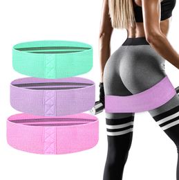 Resistance Bands Yoga Squat Band Fitness Hip Training Belt Beautiful Buttocks Circle High Elasticity 230606