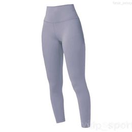 Lu Align Lu Donna Yoga Leggings sportivi Allenamento Pantaloni da allenamento Pantaloni da ginnastica da jogging Lady Pantaloni sportivi elasticizzati Scrunch senza cuciture Lunghezza lunga Slim Define