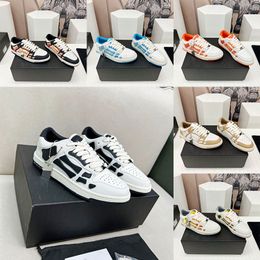 Luxury brand leisure shoes 2023 new AMI men's bone splicing thick-soled high-quality RI sports shoes size 35-45