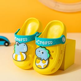 Slipper Summer Children Garden Clogs Shoes Boys Girls Beach Sandal Kids Lightweight Breathable Cute Cartoon Slip On Mules Baby Slipper 230606