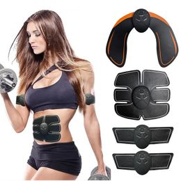 Core Abdominal Trainers EMS Hip Muscle Stimulator Fitness Lifting Buttock Abdominal Arms Legs Trainer Weight Loss Body Slimming Massage With Gel Pads 230607