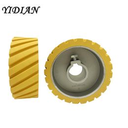 Joiners 2PCS 140X35X50mm Rubber Wheel For Four Sides Moulder Planner Woodworking Machinery Parts