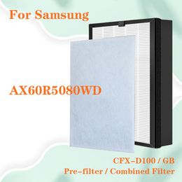 Parts Air Purifier Filter Replacement for Samsung AX60R5080WD AX60T5080WD CFXD100 / GB HEPA Activated Carbon Filter Composite Filter