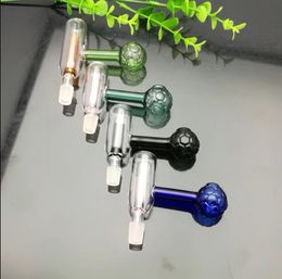 Smoking Pipes bongs Manufacture Hand-blown hookah Classic colored football glass burned cigarette accessories