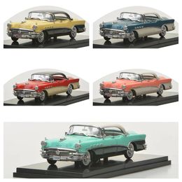 Diecast Model GFCC 143 1956 Roadmaster Riviera Vintage High Performance Car Toy Station Vehicle Collection 230605