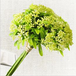 Decorative Flowers Artificial Mulberry Party Flower Stamen Wire Stem/Marriage Leaves Wedding Box Decoration