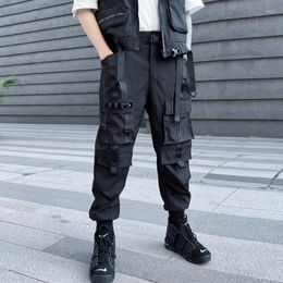 Men's Pants Unisex Functional Multi-Pocket Overalls Tactical Military Jogger Cargo Japanese Style Men'S 'Clothing Harajuku