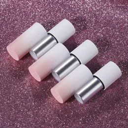 Storage Bottles Handmade Round Magnetic Button Lipstick Tube Empty 12.1mm 18g Gradient Pink Shell Lip Containe