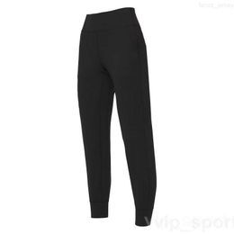 Lu Align Lu Women Casual Sweatpants Yogas Exercise Sport Pant Athletic Pockets Trousers Swift Speed Wunder Train Workout Full Length Fitness Outdoor