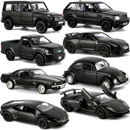 Diecast Model 1 36 Car Authourized Models Dark Black Series Exquisite Made Collectible Play Mini 125 Cm Pocket Toy For Boys 230605