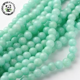 Beads stone beads strands natural amazonite round size: about 8mm in diameter hole: about 1mm 15~16