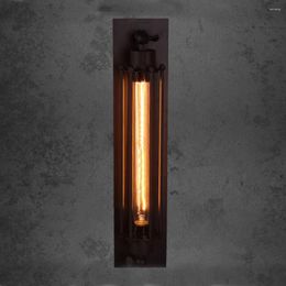 Wall Lamp Light Retro Vintage High-temperature Discoloration Illumination Iron Rustic Industrial LED Interior Accessories