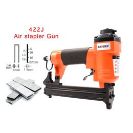 Joiners Air Stapler 410J422J Pneumatic Staple Gun For Furniture Woodworking