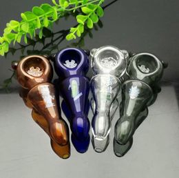 Smoking Pipes bongs Manufacture Hand-blown hookah Coloured Ear Pipe