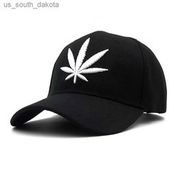 3D Embroidery weed Cap Fahion Brand Hip Hop Men Women Baseball Caps 2019 Snapback Hats Street Dance Cap Adjustable Bone L230523