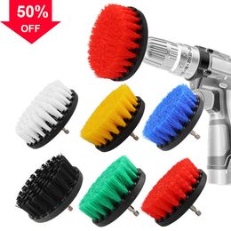 4 Inch Nylon Power Brush Tile Drill Brush for Car Detailing Wash Kitchen Bathroom Polisher Auto Cleaning Tools Car Accessories