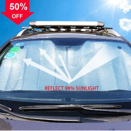 Car Sunshade Front Rear Window Curtain Shade Sun Protector Windshield Visor Cover Foldable Baby Car Retractable UV Protection