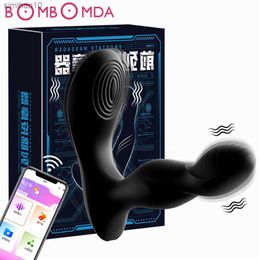 Vibrating Butt Plug Anal Vibrators APP Wireless Remote Sex Toys for Women Ass Anal Dildo Male Prostate Massager Men Buttplug L230518