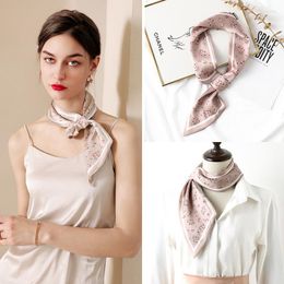 Scarves Small Square Silk 2023 Spring Fashion Bags Ribbons Japanese And Korean Sweet Women's