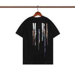 Fashion Mens Graphic T Shirts Women Designer T-shirts Cotton Tops Man S Casual Shirt Luxurys Clothing Street Tie Dyeing Clothes