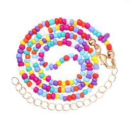 Pendant Necklaces Colorfu Bead Choker Summer Beads Beach Necklace For And Jewellery Neck Accessories