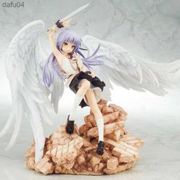 25cm Angel Beats! Tachibana Kanade Anime Action Figure Broc Coli PVC Bonus Version Collection Model Dolls Toys for Gifts L230522