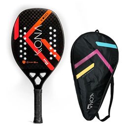 Tennis Rackets 12K Full Carbon Fibre Beach Tennis Racket With Cover Bag Original Beach Tennis Racket 230606
